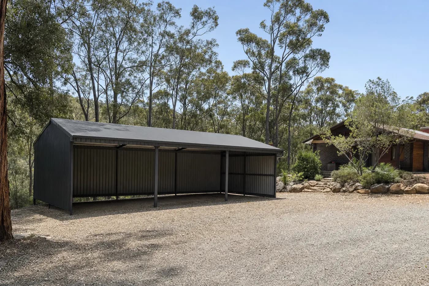 Carport built in Kalamunda, WA, Colorbond steel structure