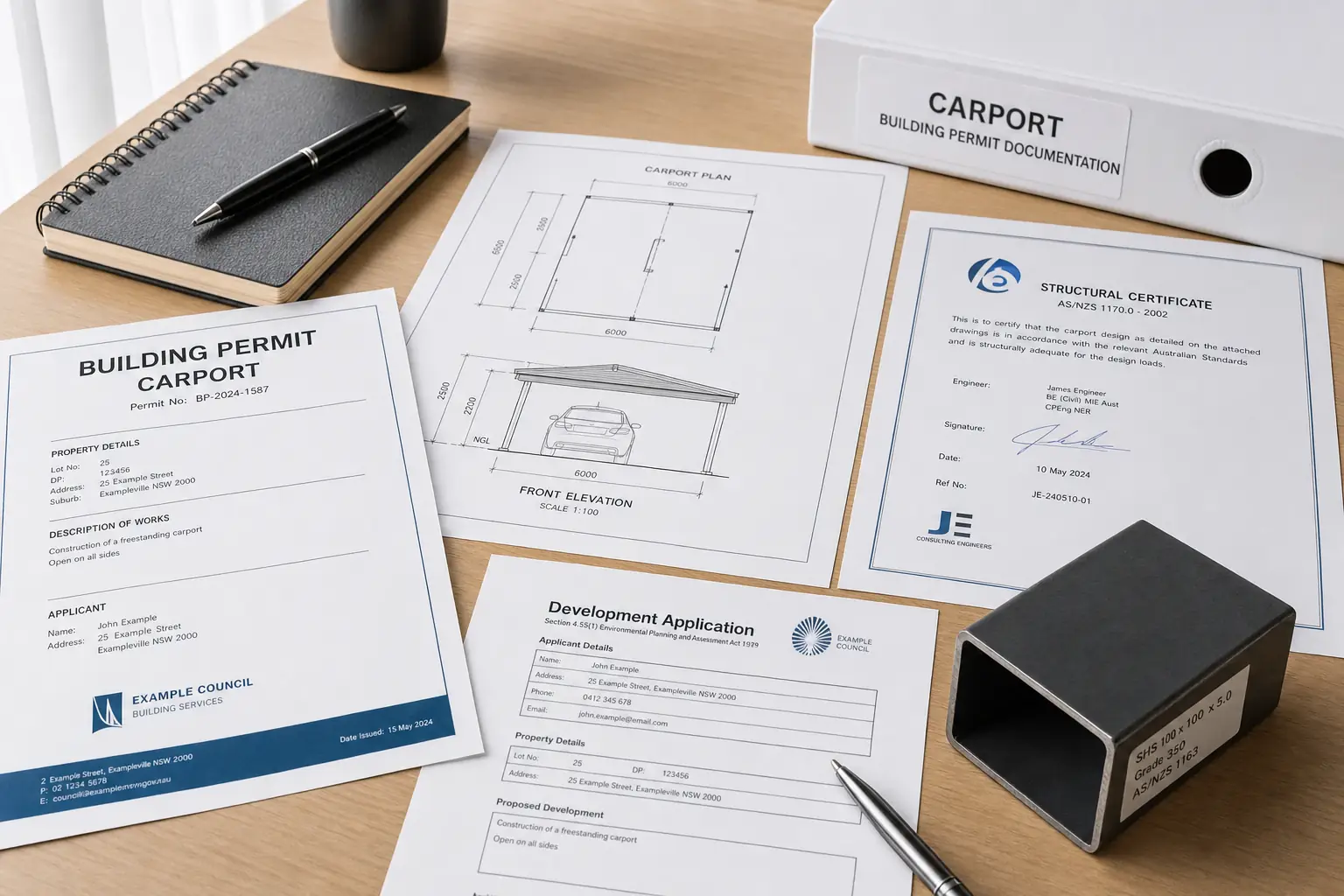 Perth Carport Co handles council approval paperwork for Perth carports