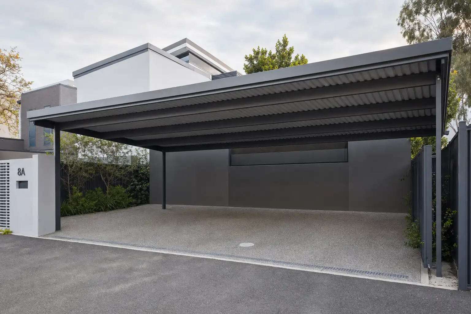 Carport built in Belmont, WA, Colorbond steel structure